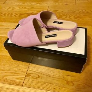 Nine West Suede Slides